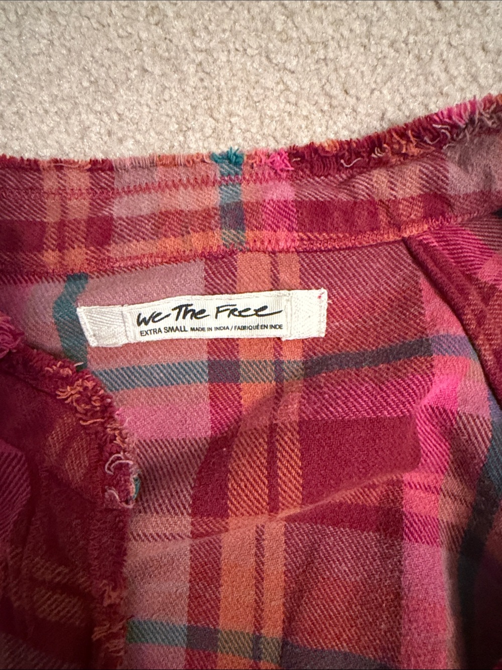 Free people Plaid Button-Front Shirt - We The Free - Picture 2 of 2